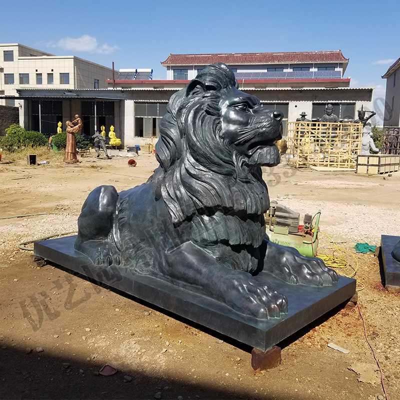 匯豐銅獅子，銅雕塑廠家，歐式銅獅子，銀行銅獅子雕塑
