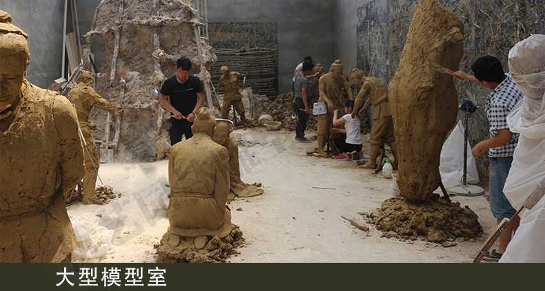 銅雕塑模型室，銅雕塑模型