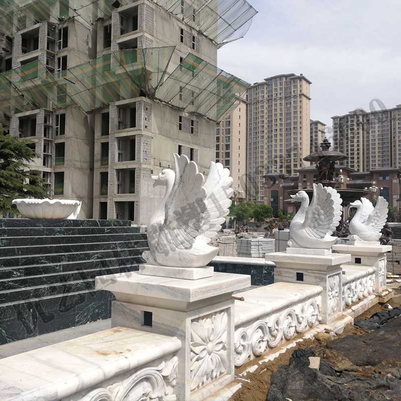 石雕噴泉，石雕天鵝噴泉，大理石天鵝噴泉2.jpg