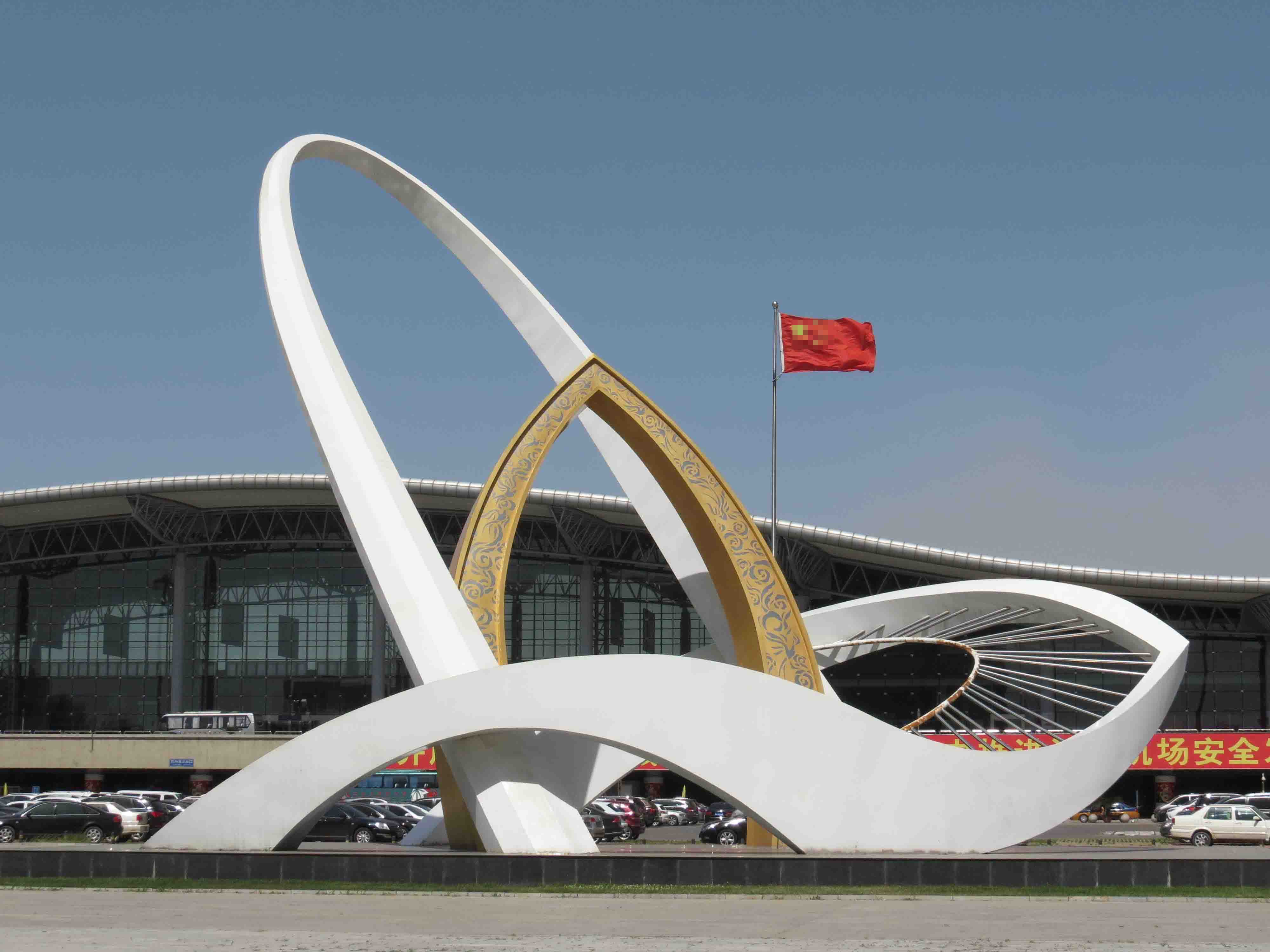 大型機(jī)場雕塑，大型廣場雕塑，機(jī)場廣場雕塑