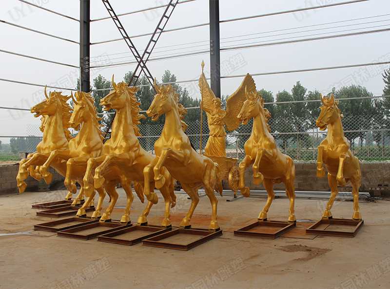 景觀銅馬雕塑，銅馬雕塑定制